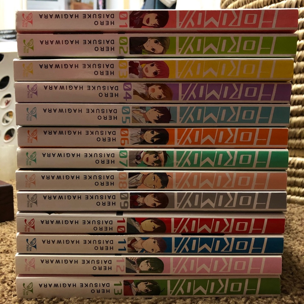 Horimiya manga volumes 1-13
